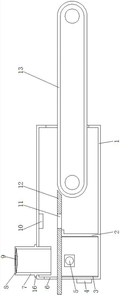 High-efficiency energy-saving stained paper printing and inspecting device