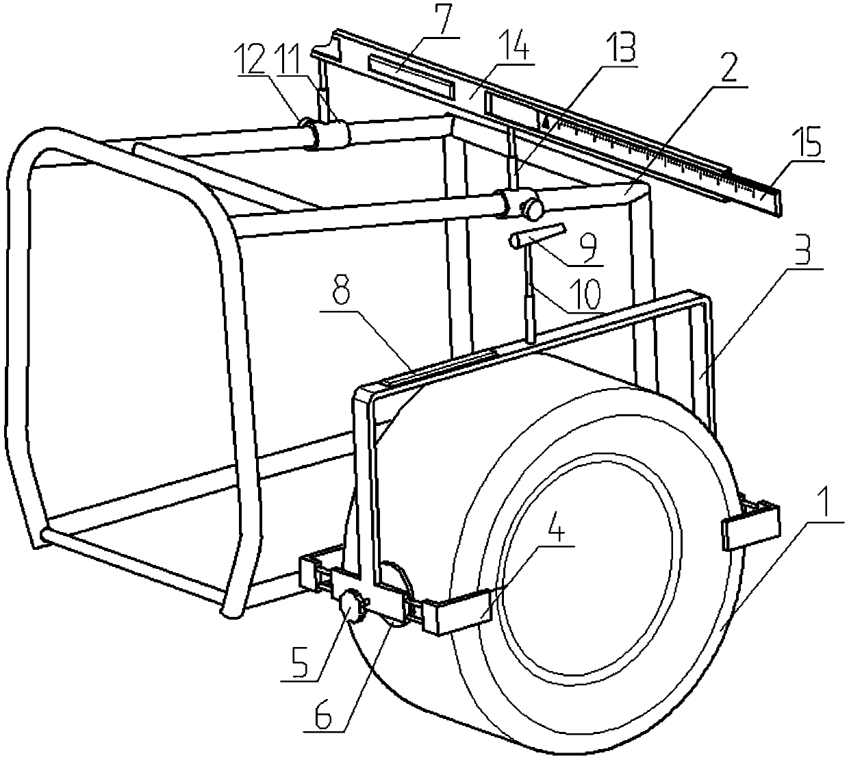 A Formula Racing Wheel Toe Angle Measuring Device