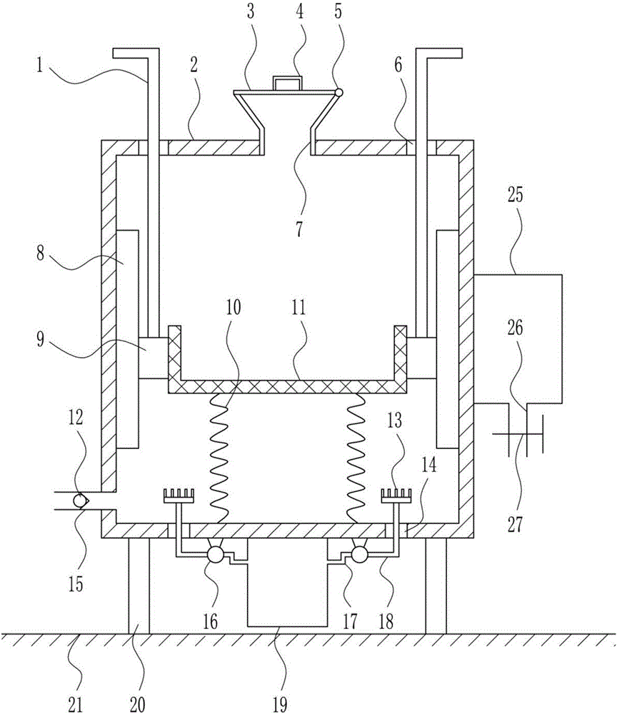 Automatic tea leaf drying box