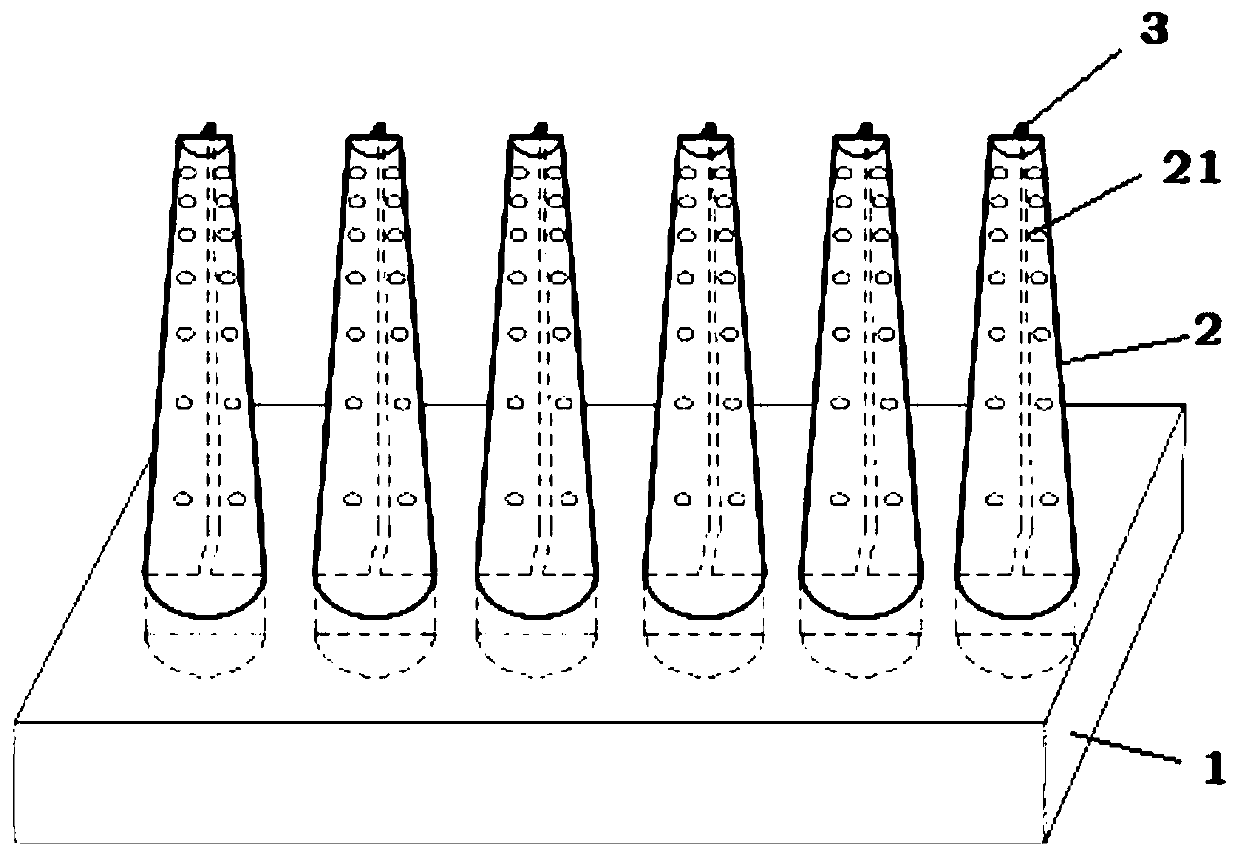 A permeable spur dam structure