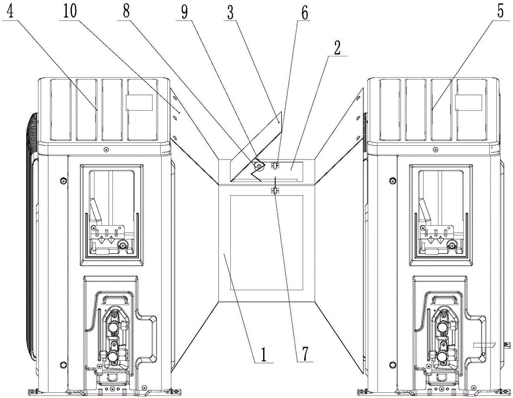 Hot air recovery device and air conditioner-water heater integration system adopting same