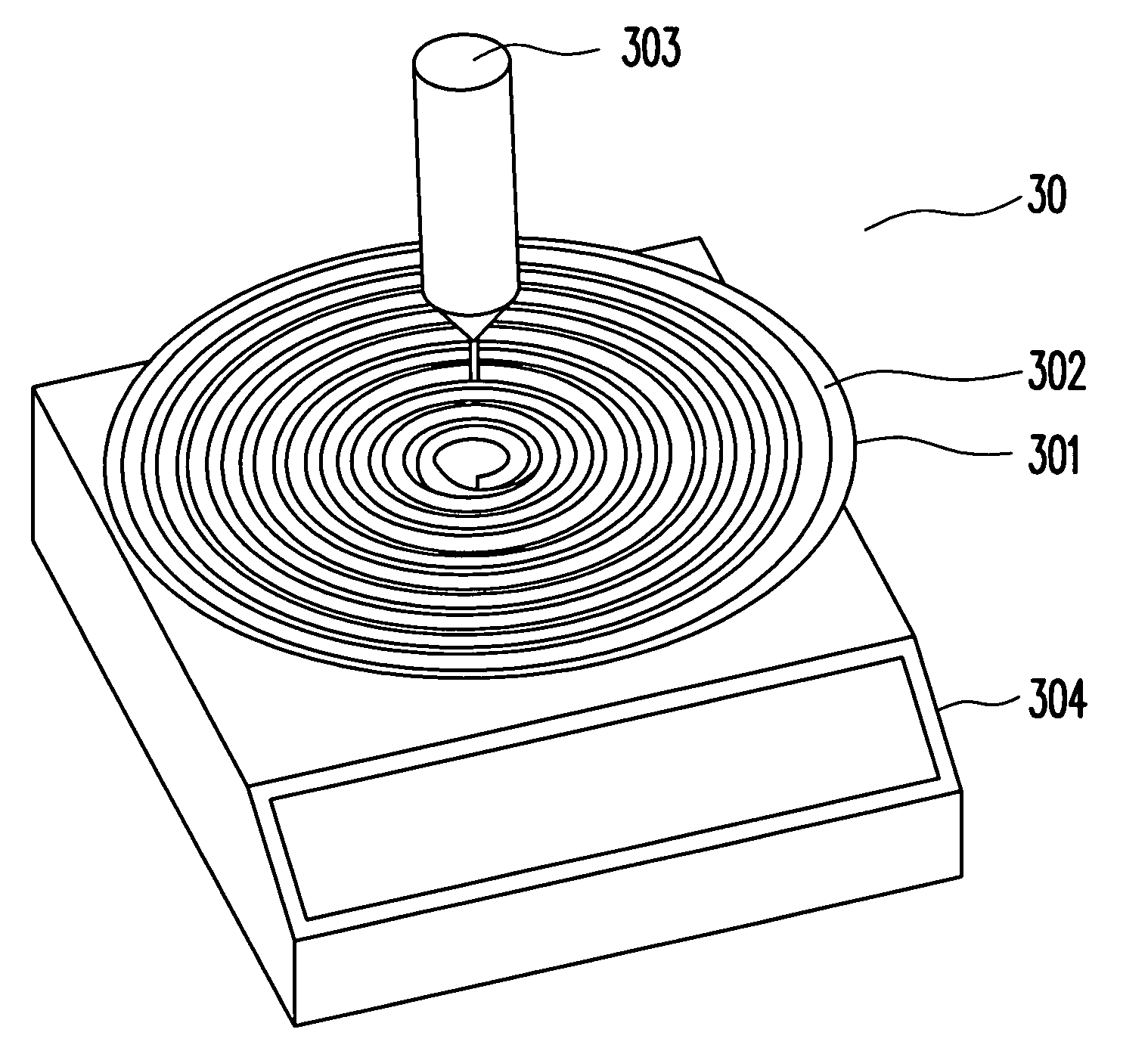 Method for improving high-viscosity thick film photoresist coating in UV LIGA process