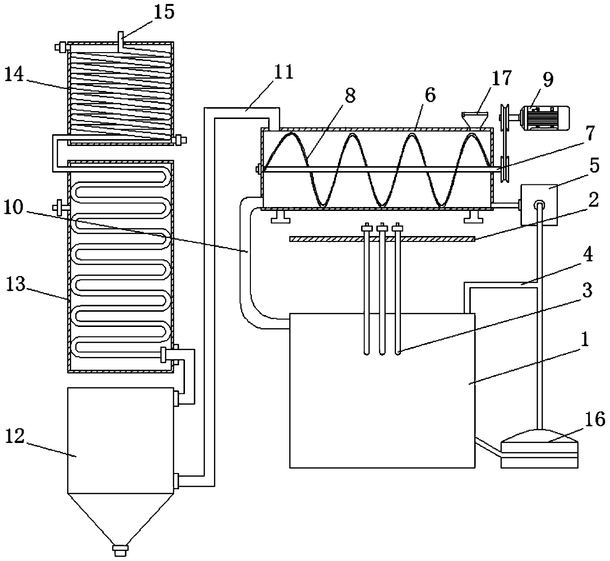 Large energy-saving submerged arc furnace