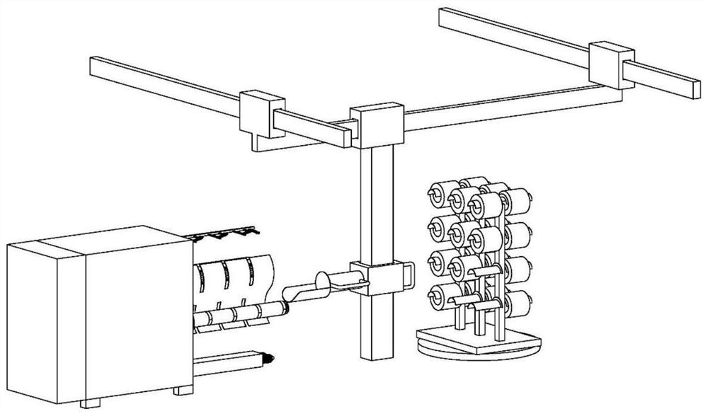 Intelligent glass fiber forming and winding equipment