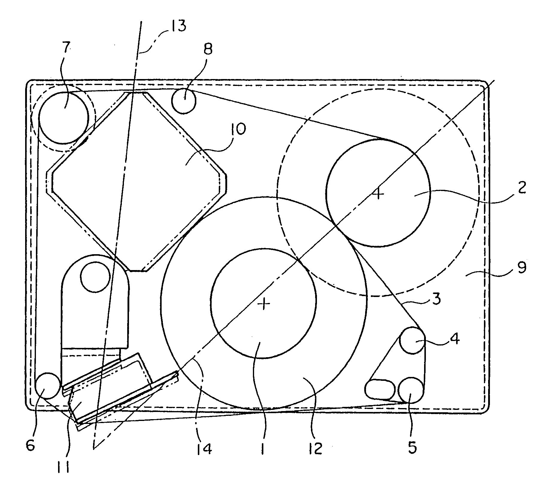 Line thermal head printer device