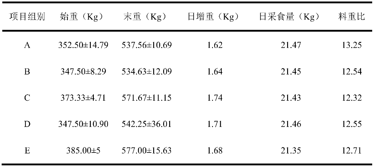 Daily ration formula for beef cattle fattening with silage sorghum addition and application of formula