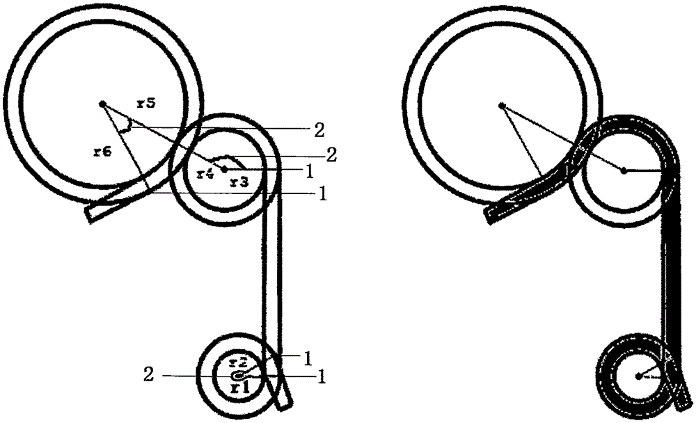 Integrated cobra-shaped biliary stent