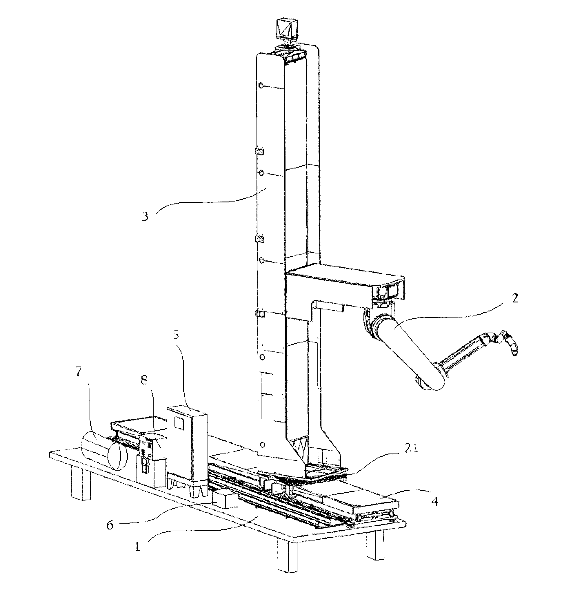 Robotic system for applying surface finishes to large objects