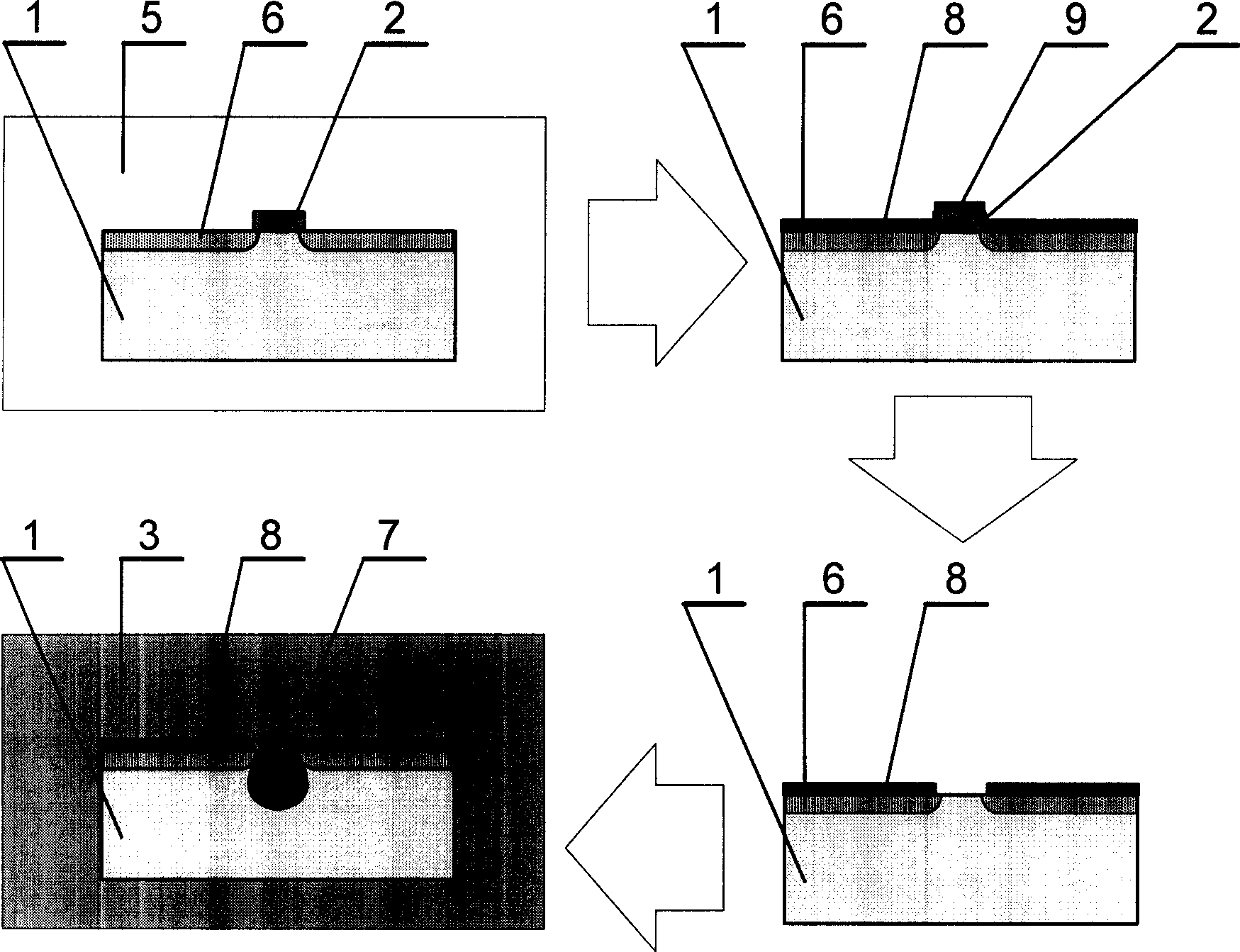 Method for preparing glass waveguide by ion mask