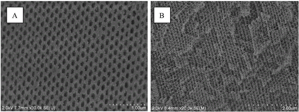 Inverse-opal hydrogel photonic crystal sensing film capable of realizing naked-eye detection of concentration of cadmium ion