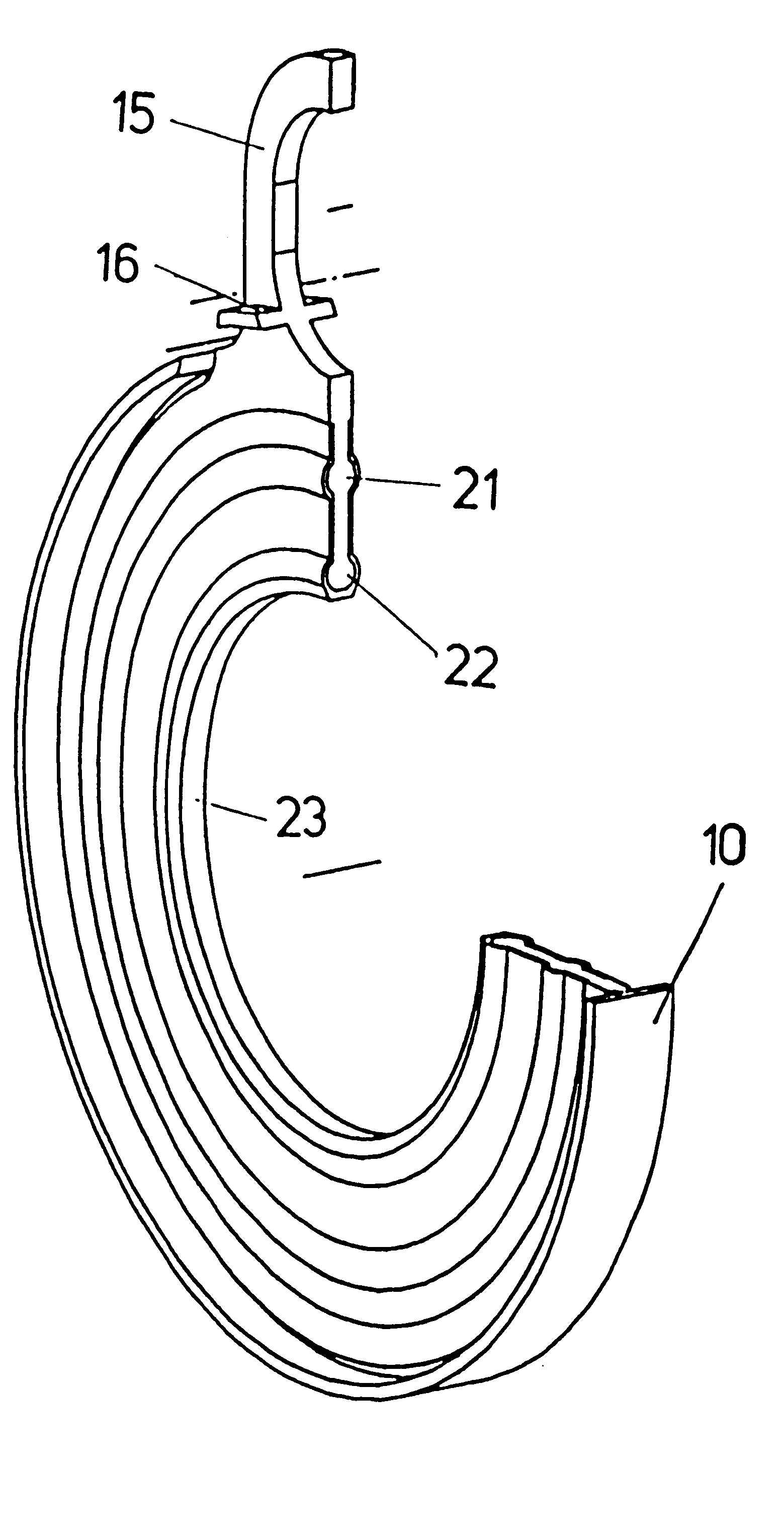 Flat gasket ring