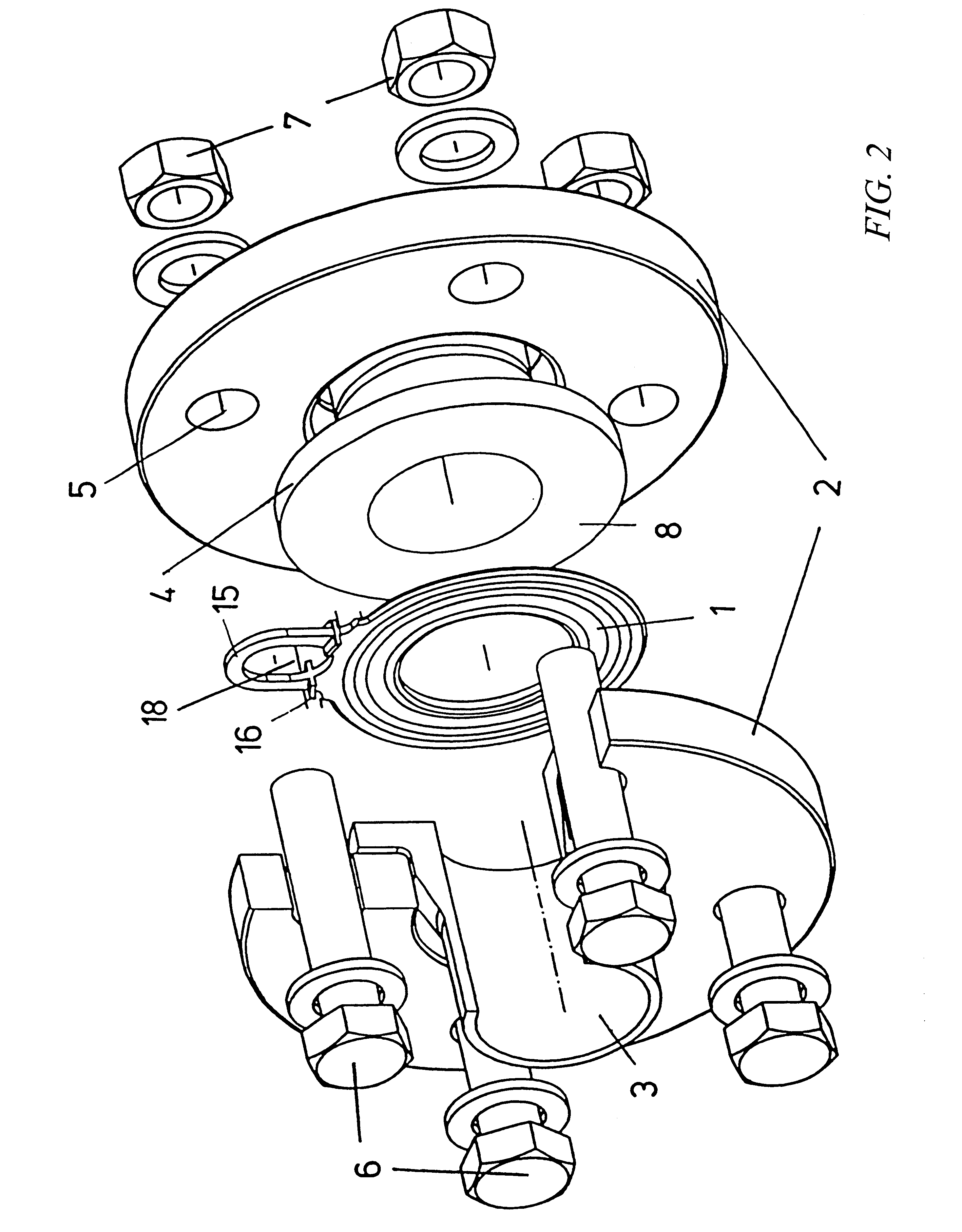 Flat gasket ring