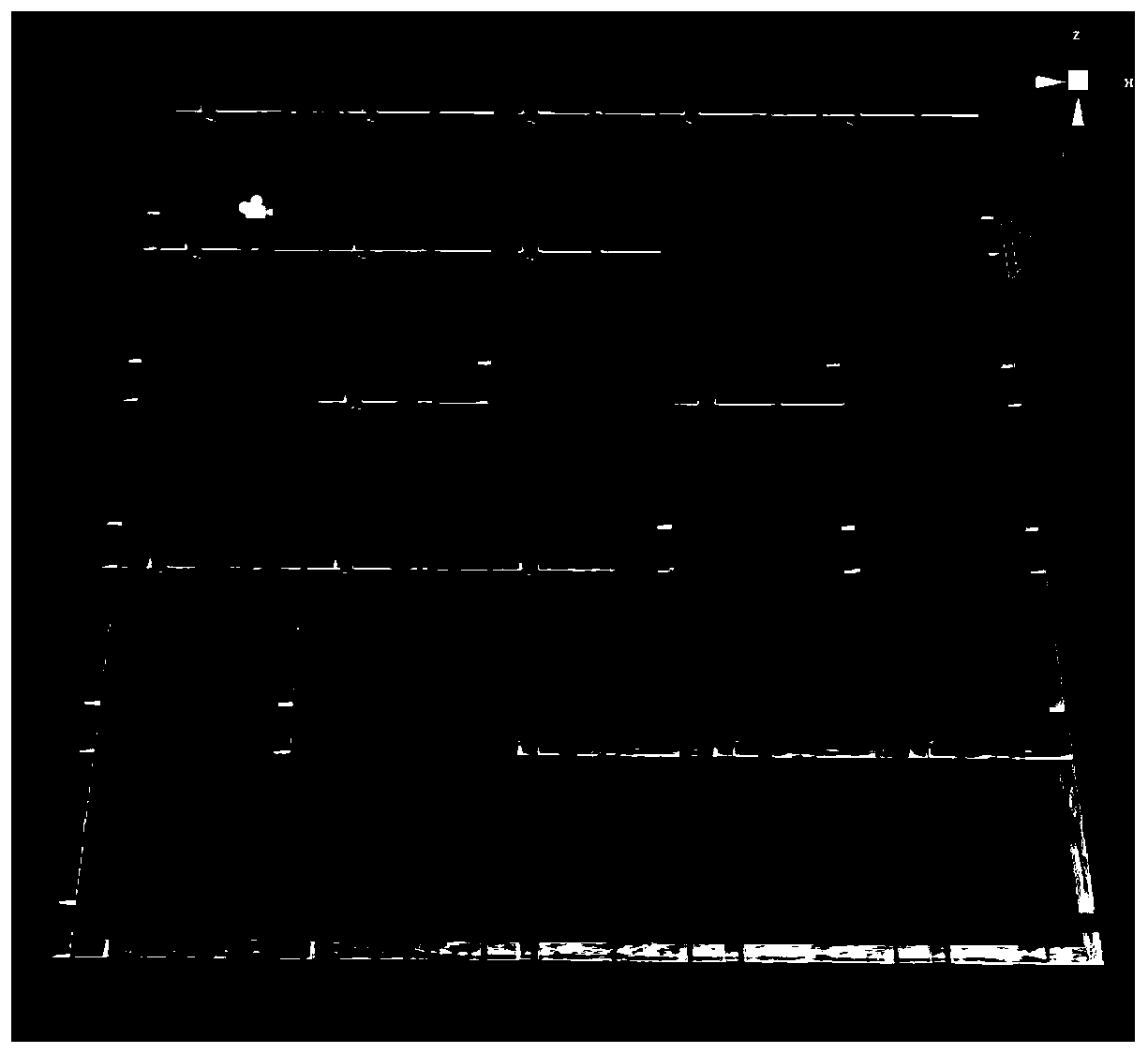 Actual and virtual space mapping method and system suitable for virtual roaming system