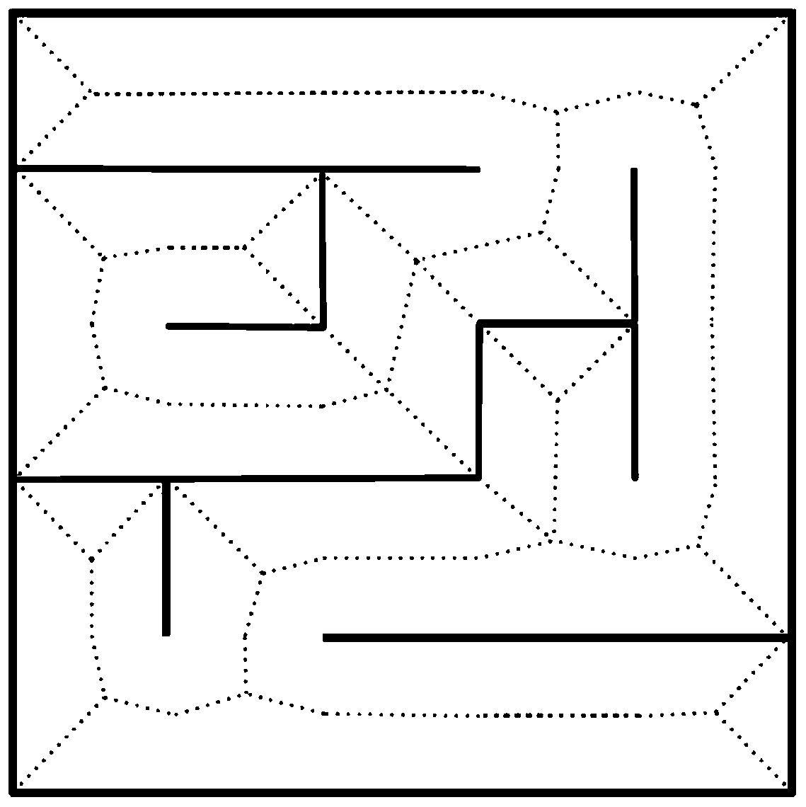 Actual and virtual space mapping method and system suitable for virtual roaming system