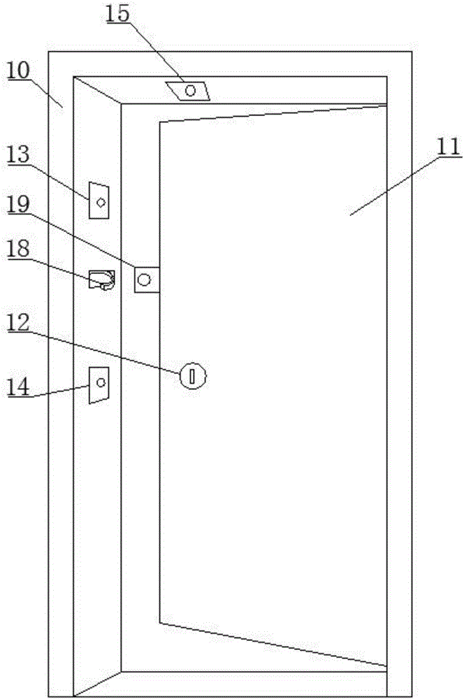 Intelligent anti-theft door and control method thereof