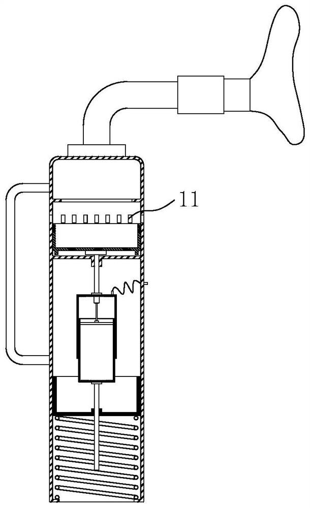 Postoperative lung rehabilitation training device for cardiothoracic surgery