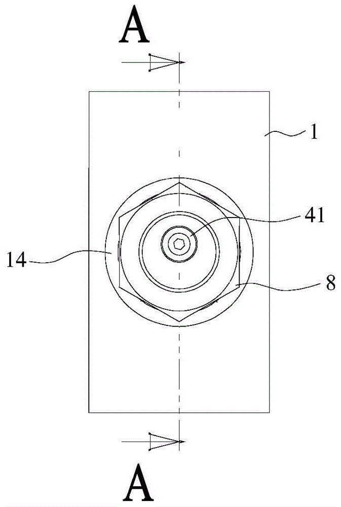 Easily-adjusting and easily-measuring high-precision closed type constant-pressure static-pressure guide rail throttling device