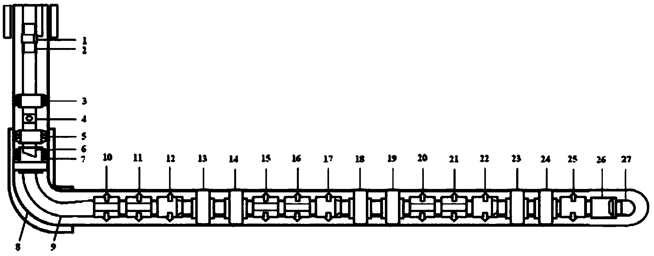 Completion and fracture integrated pipe column of offshore openhole horizontal well and construction method of pipe column