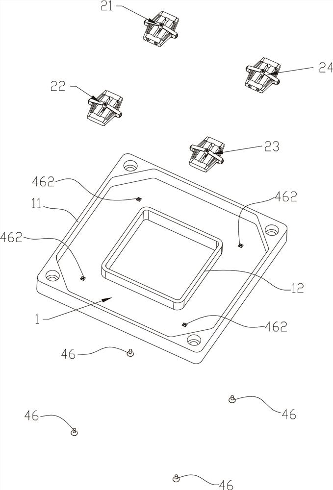 Two rotations and one translation, large stroke, low thickness, large hollow parallel piezoelectric micro-motion platform