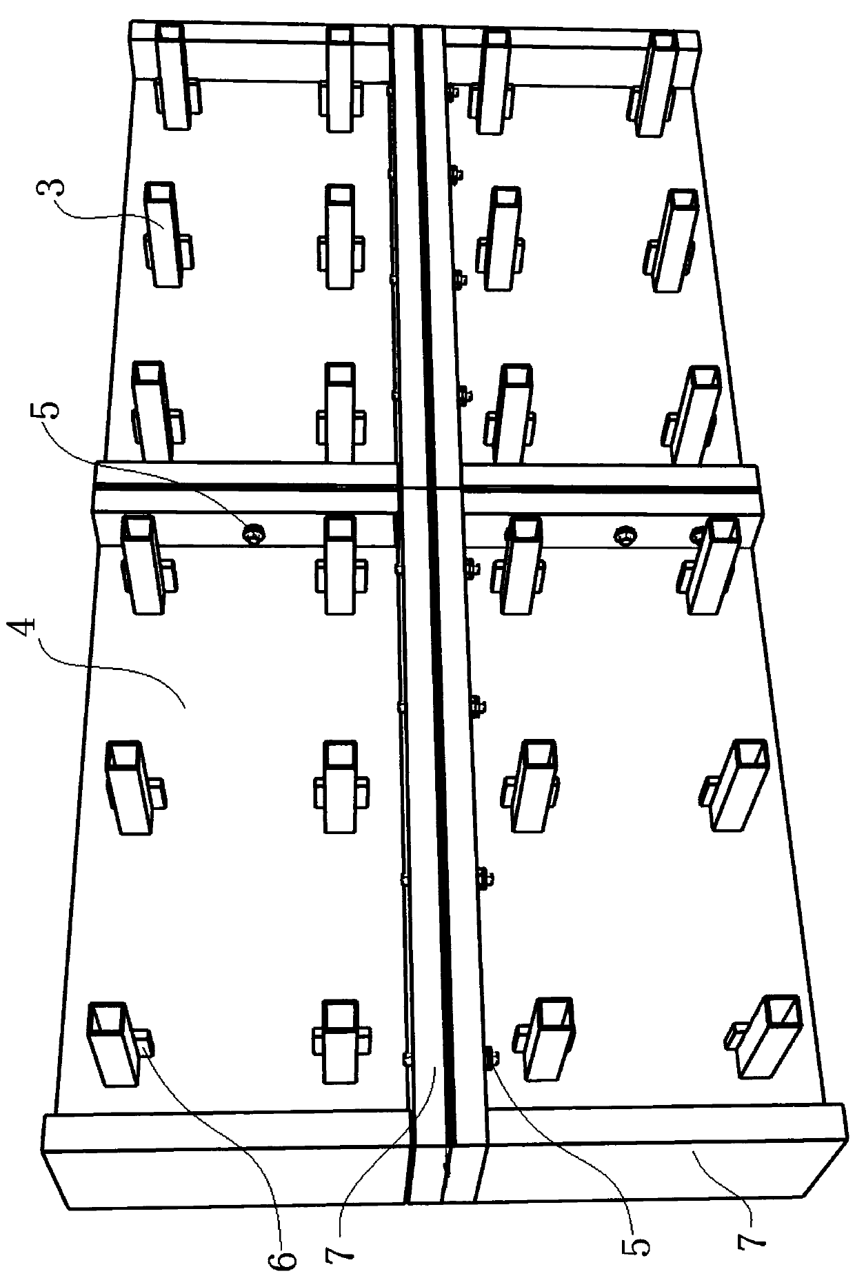 Ultra-large space GRG installation structure