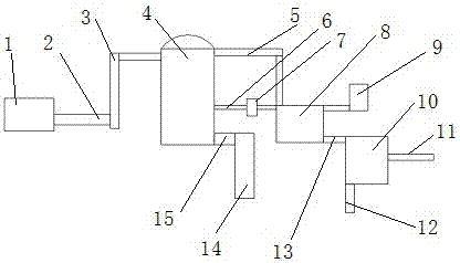 Plastic garbage treatment system