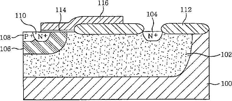 Lateral dmos device structure and manufacturing method thereof