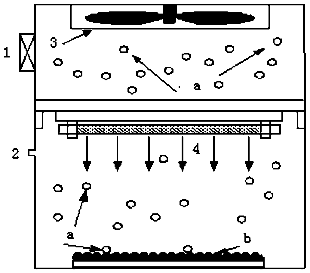 Photocatalytic fireproof coating for degrading formaldehyde gas, and preparation method thereof