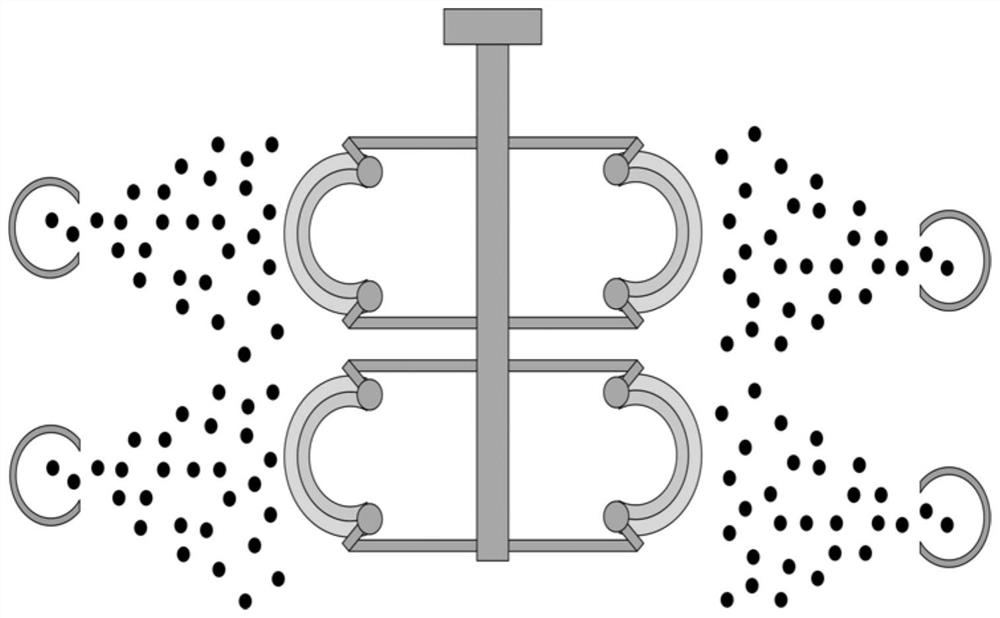 A water-saving planting device for automatic seeding based on humidity strain