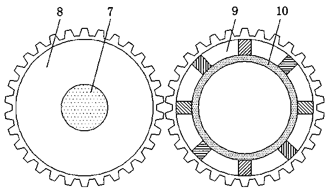 Metal steel tailing drying treatment device based on rotation scattering principle