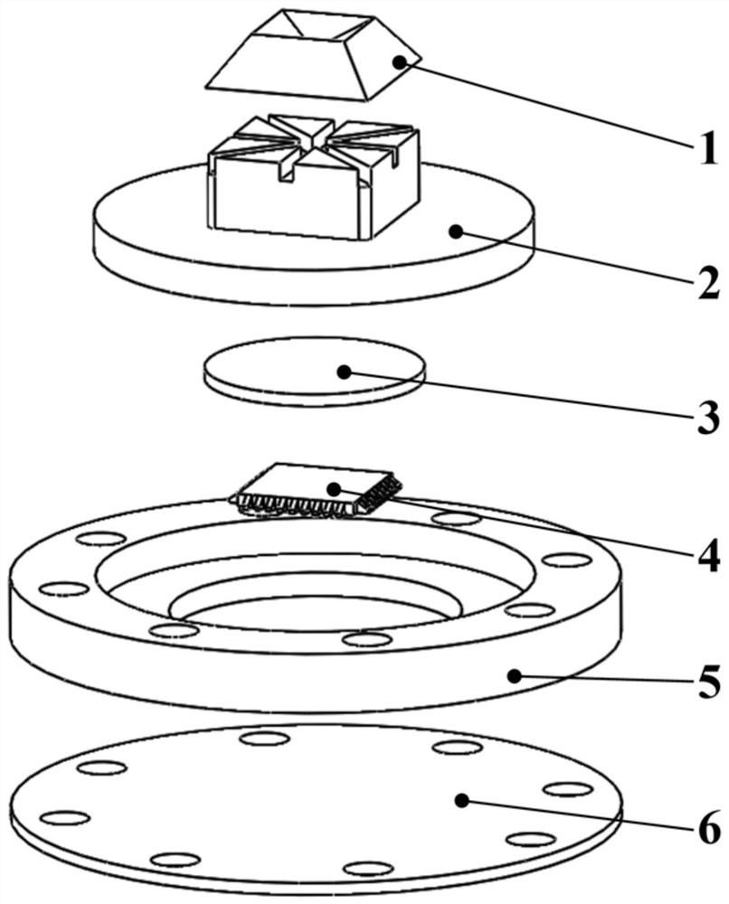 Immersed liquid cooling sintering porous capillary core coupling micro-channel heat dissipation device