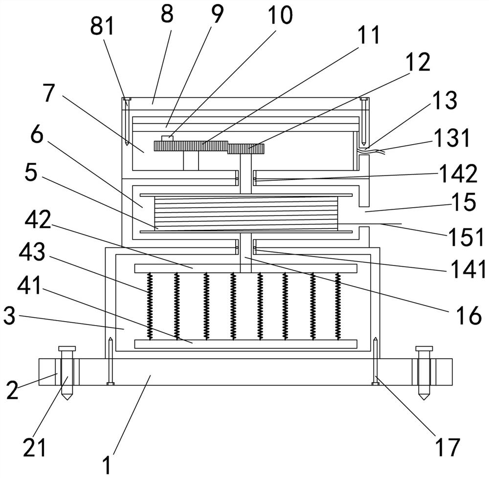 Stay wire displacement sensor with fault monitoring function, and use method thereof