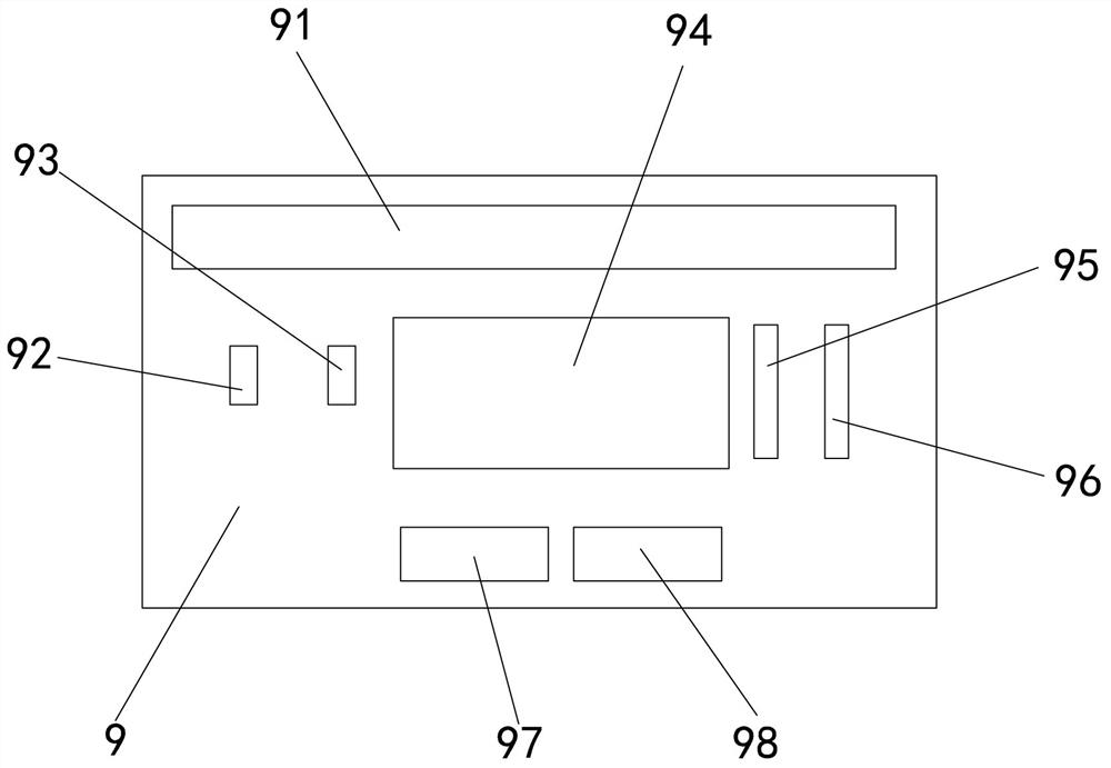 Stay wire displacement sensor with fault monitoring function, and use method thereof