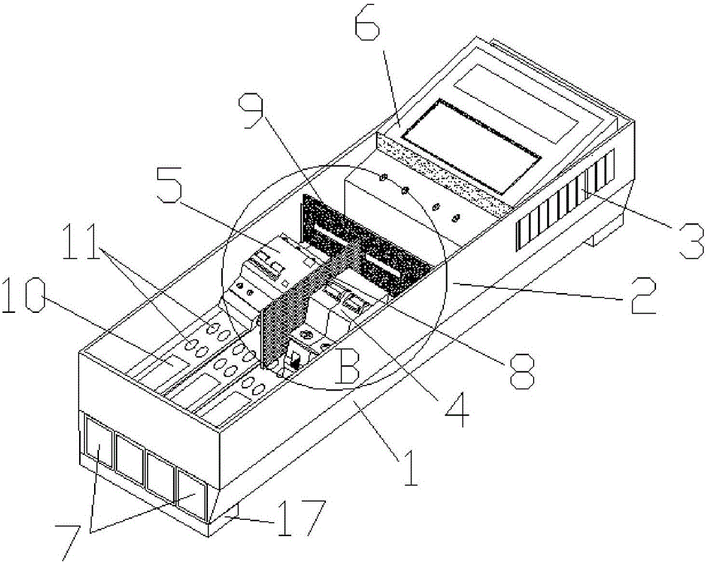 Household electric meter box