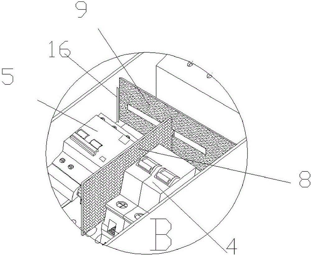 Household electric meter box