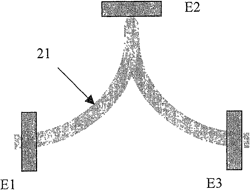 Drive system and method for moving domain wall of ferromagnetic conduit