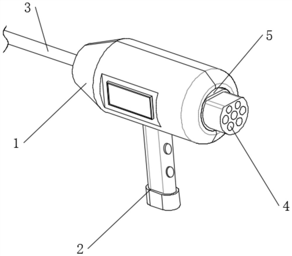 New energy automobile charging interface self-on-off control method based on Internet