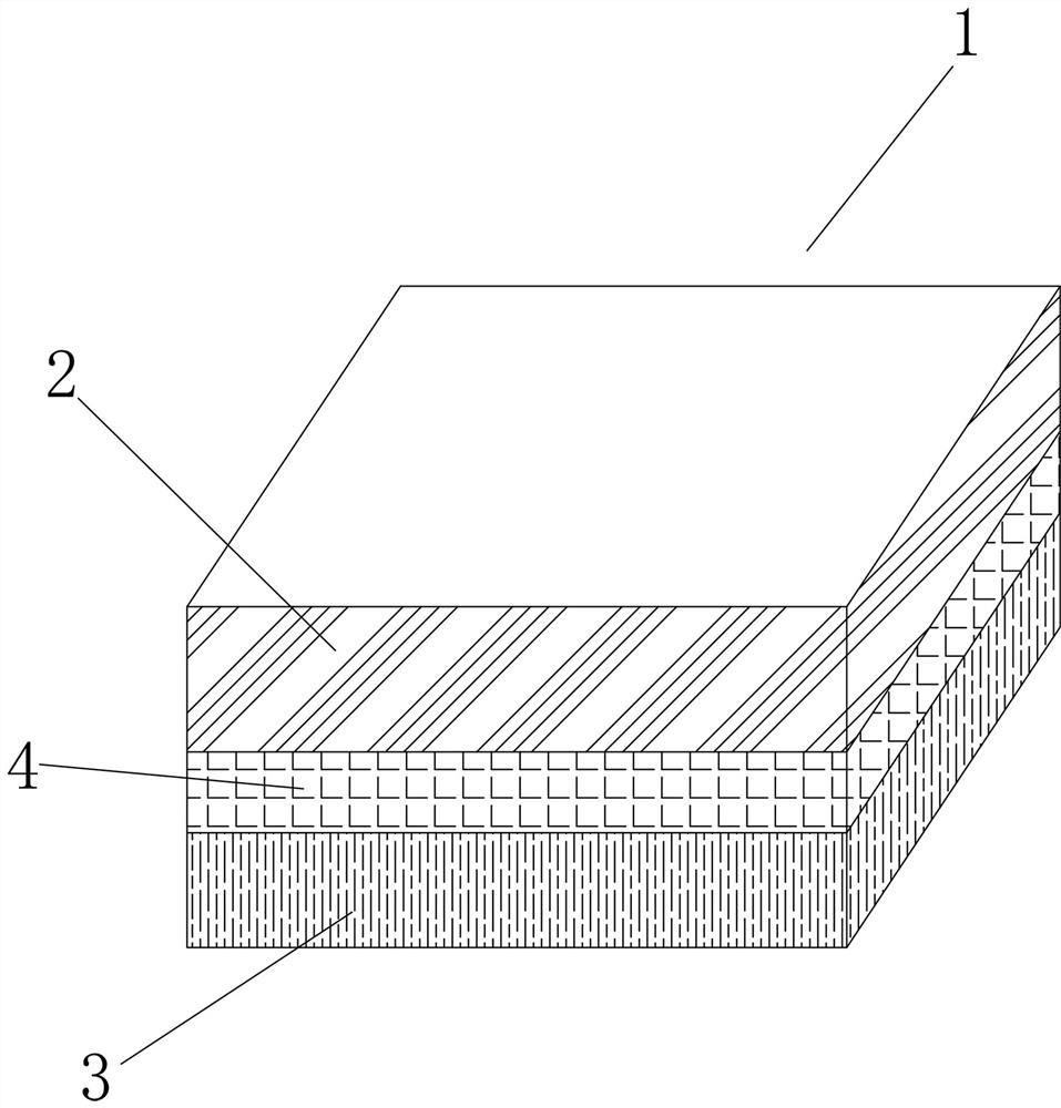 Biodegradable composite film material, preparation method thereof and packaging bag thereof