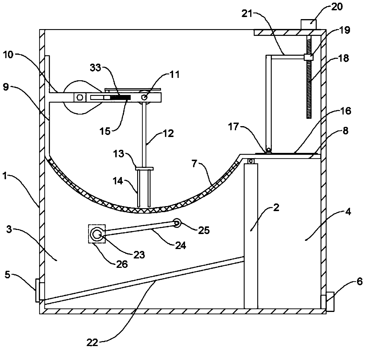 Rice impurity removing device for processing rice flour