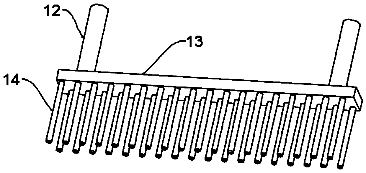 Rice impurity removing device for processing rice flour