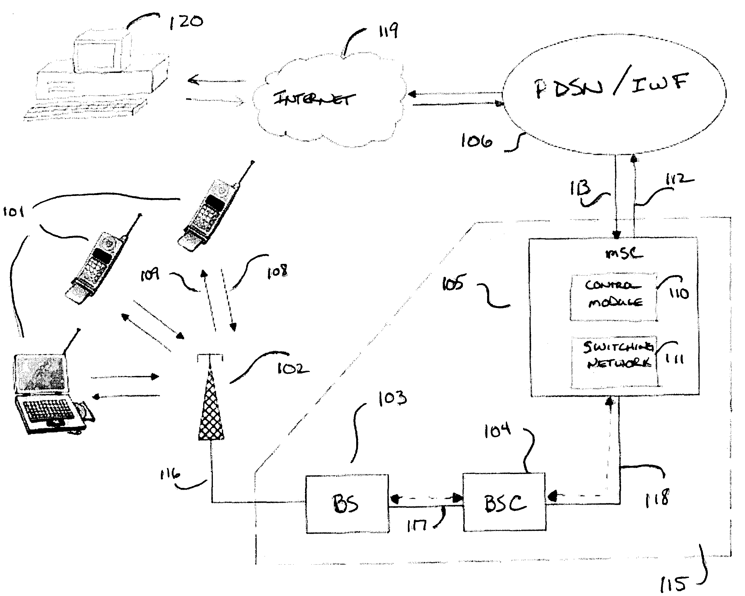 Method and apparatus for scheduling transmissions in wireless data networks