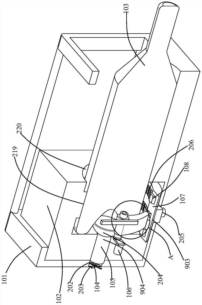 Red wine rack capable of fixing red wine