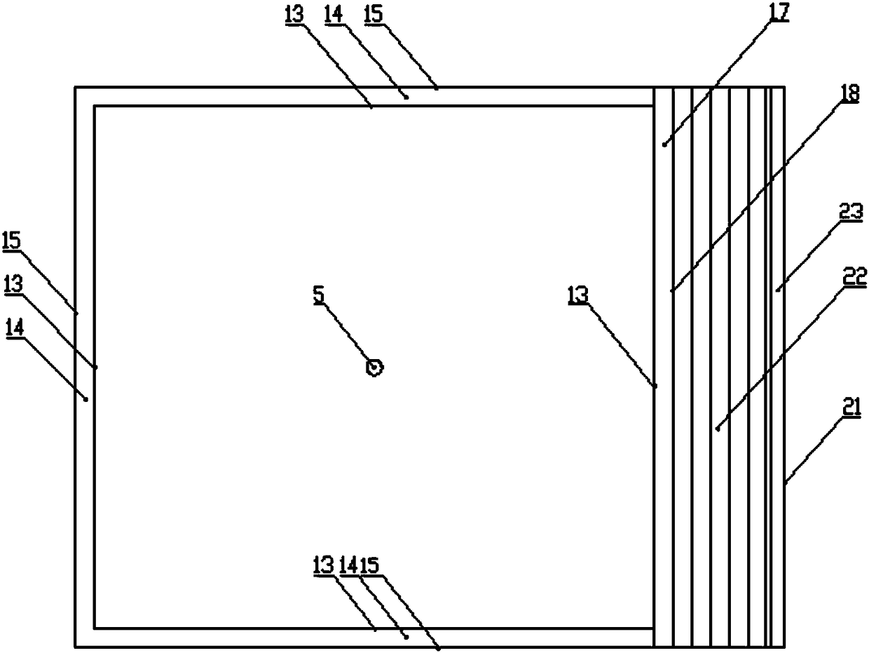 Granule sludge bed and biological film moving bed compound anaerobic reactor