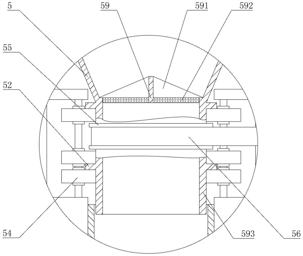 Nutrient element spraying device for duck feed production