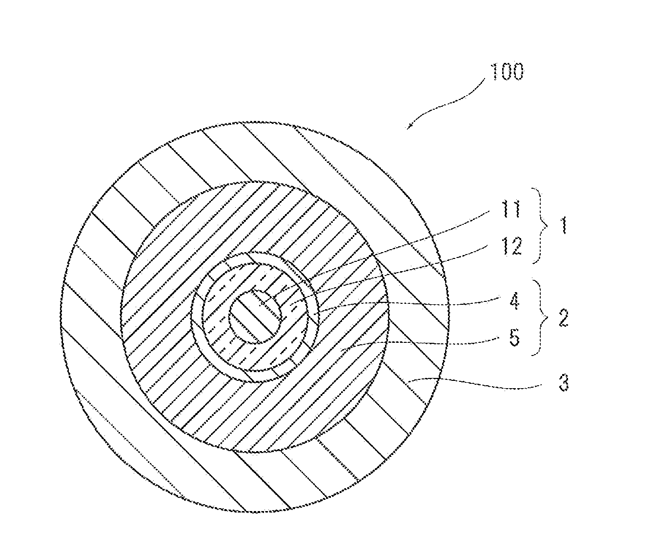 Resin coated optical fiber