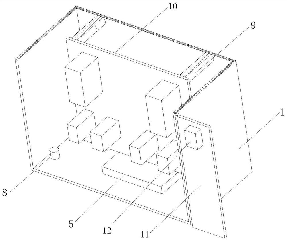 An electrical control cabinet and its anti-radiation and anti-static nano-coating