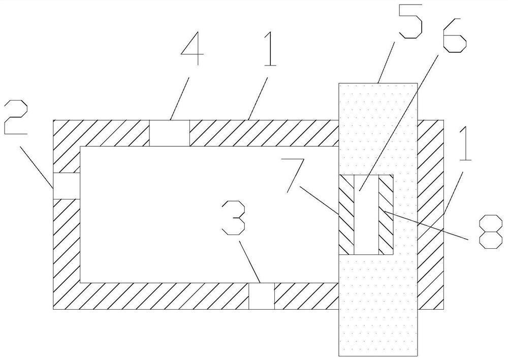 Resonant cavity type optical fiber gas sensor