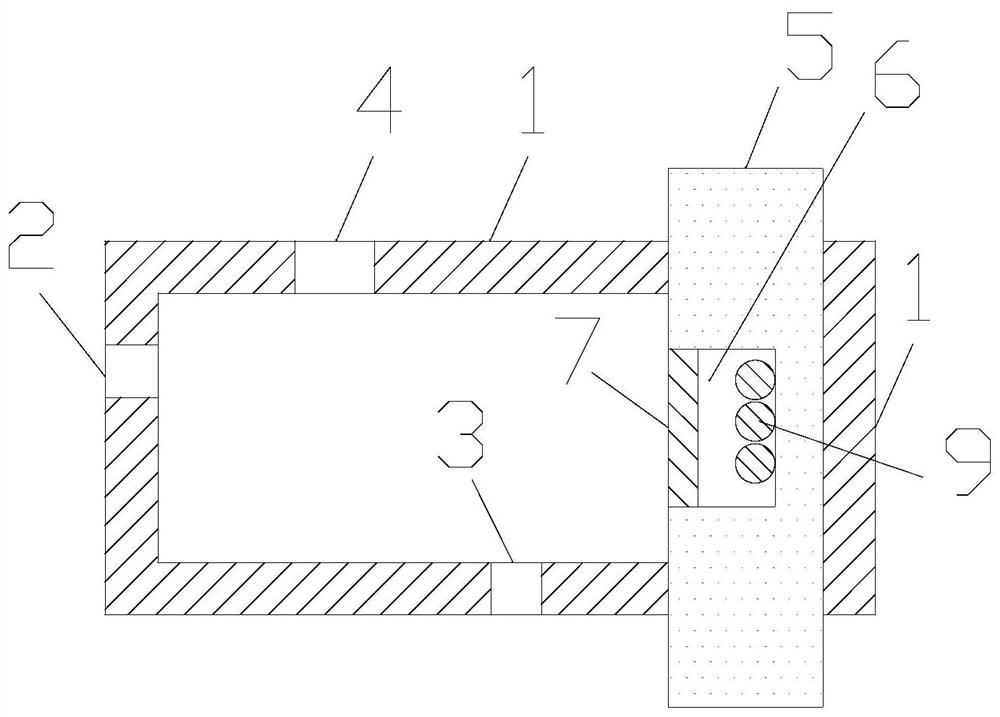 Resonant cavity type optical fiber gas sensor