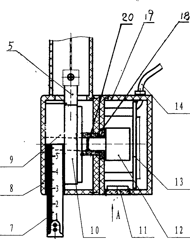 Multiple azimuths and double functions monitor and alarm for surrounding rock and bed separation