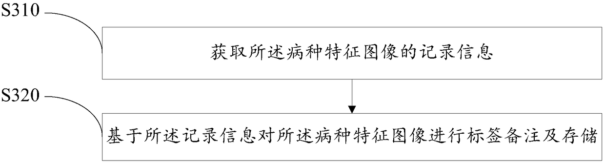 Clinical image recording method and device and computer readable storage medium