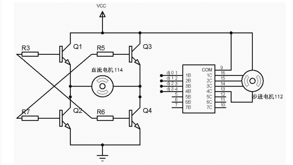 Photoelectric positioning system reeded by reeding machine